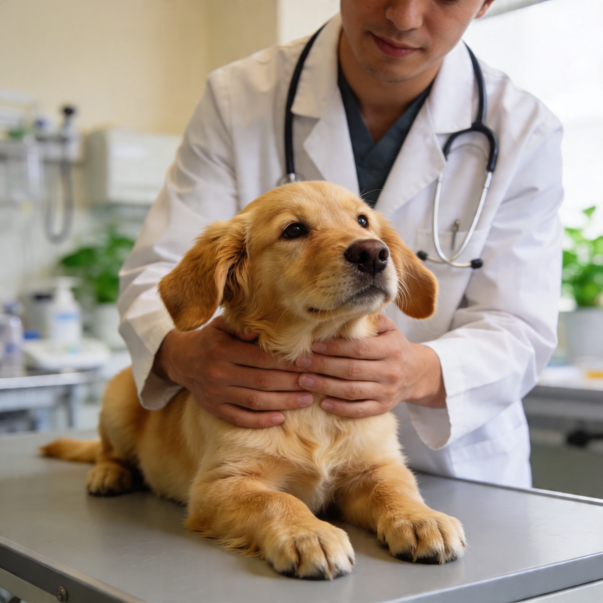 Pet receiving care